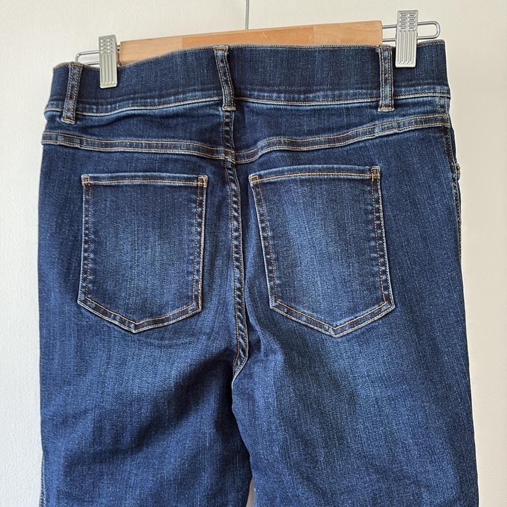 Spanx Flare High Rise Fray Hem Jeans M - Picture 5 of 7